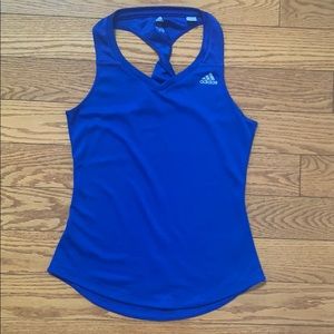 Adidas Royal Blue workout top